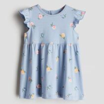 H & M Baby girls blue flower dress