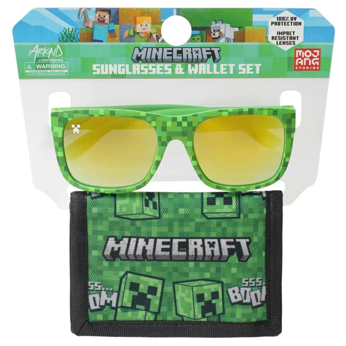 Minecraft Wallet & Sunglasses Set