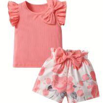 toddler girl coral set