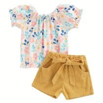 toddler girls shorts set