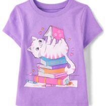 TCP Toddler boys reading cat graphic tee