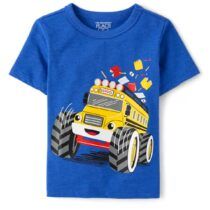 TCP toddler boys school bus tee