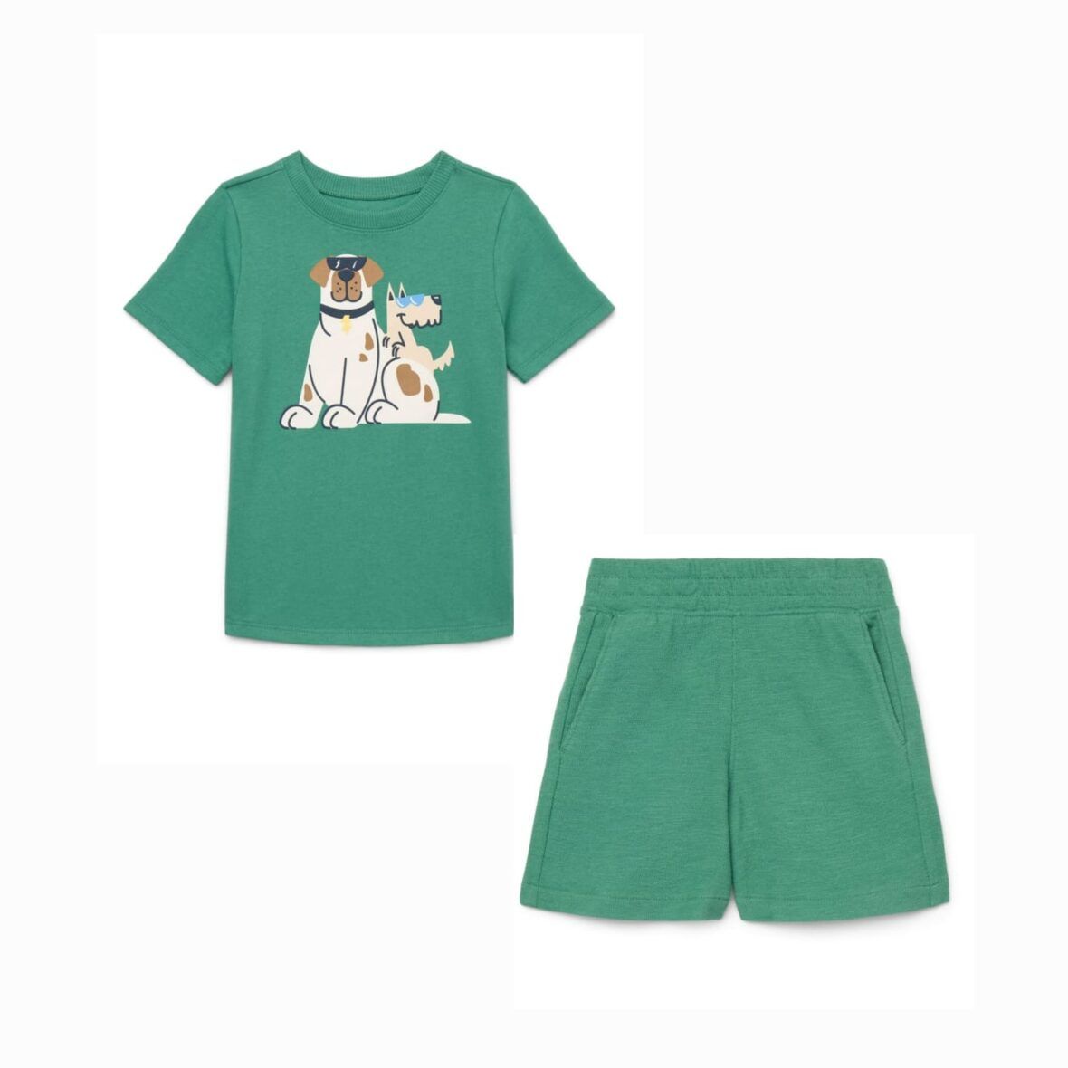 Garanimals Toddler Boys Dogs Graphic Tee & Short Set