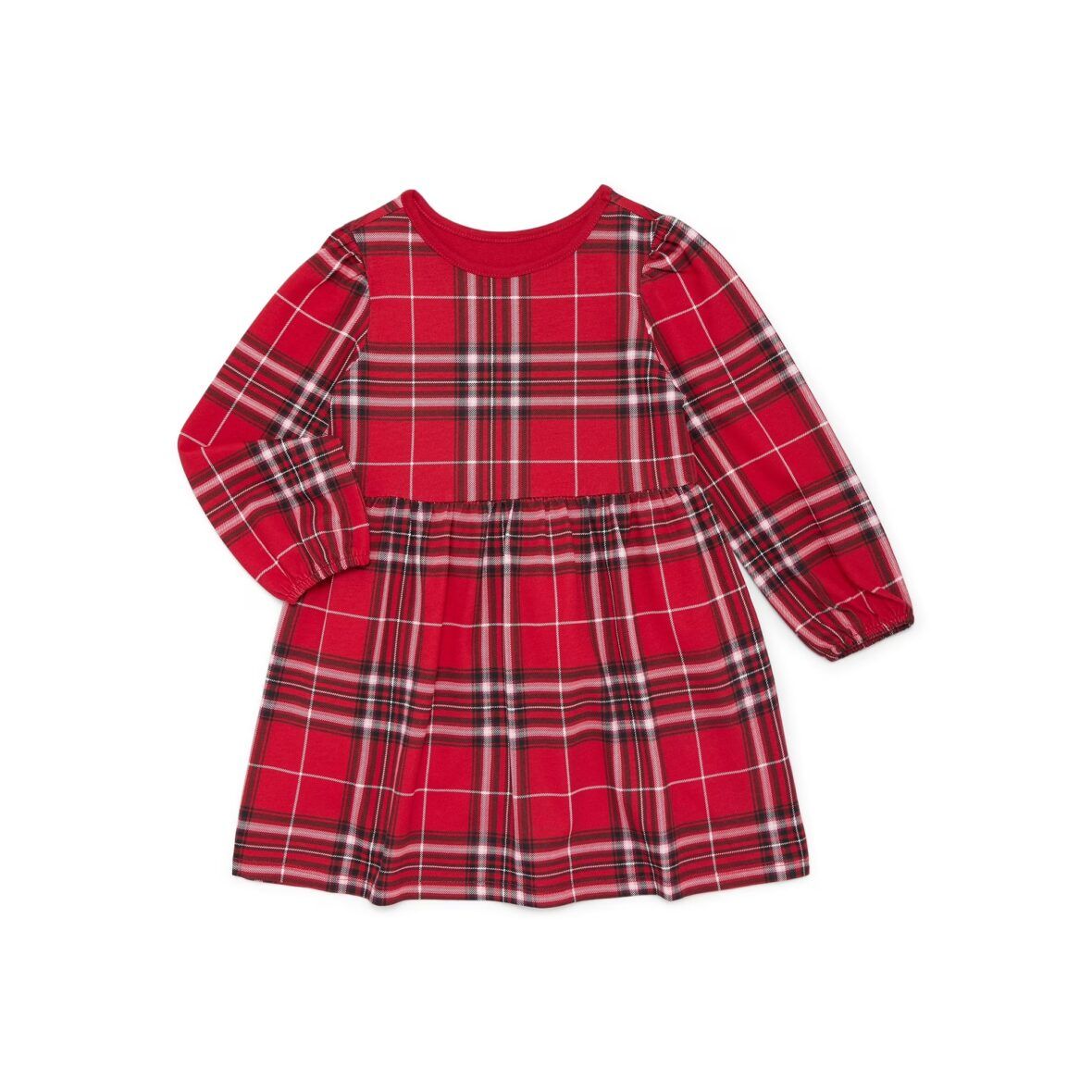Garanimals Toddler Girls Red Plaid Dress