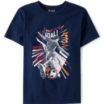 TCP boys navy blue football tshirt