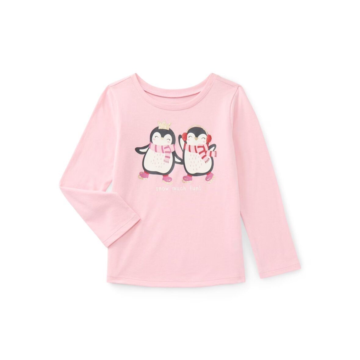 Garanimals Toddler Girls Pink Penguin Jersey