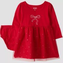 Carter's Baby Girls Bow Dress - Target