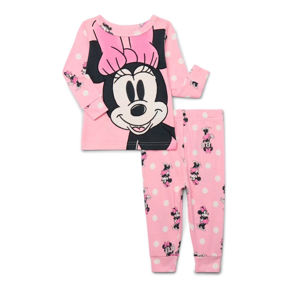 Minnie Mouse Toddler Girls Long Sleeve Pajamas