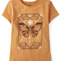 TCP Girls gold butterfly tee