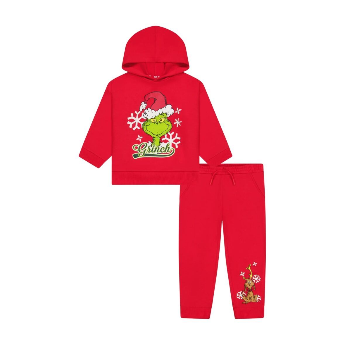 The Grinch Toddler Boys Sweater & Jogger Outfit