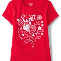 girls valentine day tee