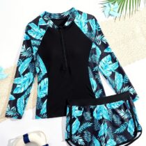 Black & Blue rashguard set