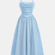 Blue strap youth girl dress