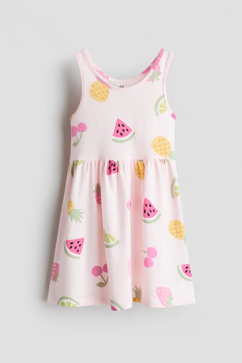 H & M Toddler Girls & Girls Pink Fruit Dress