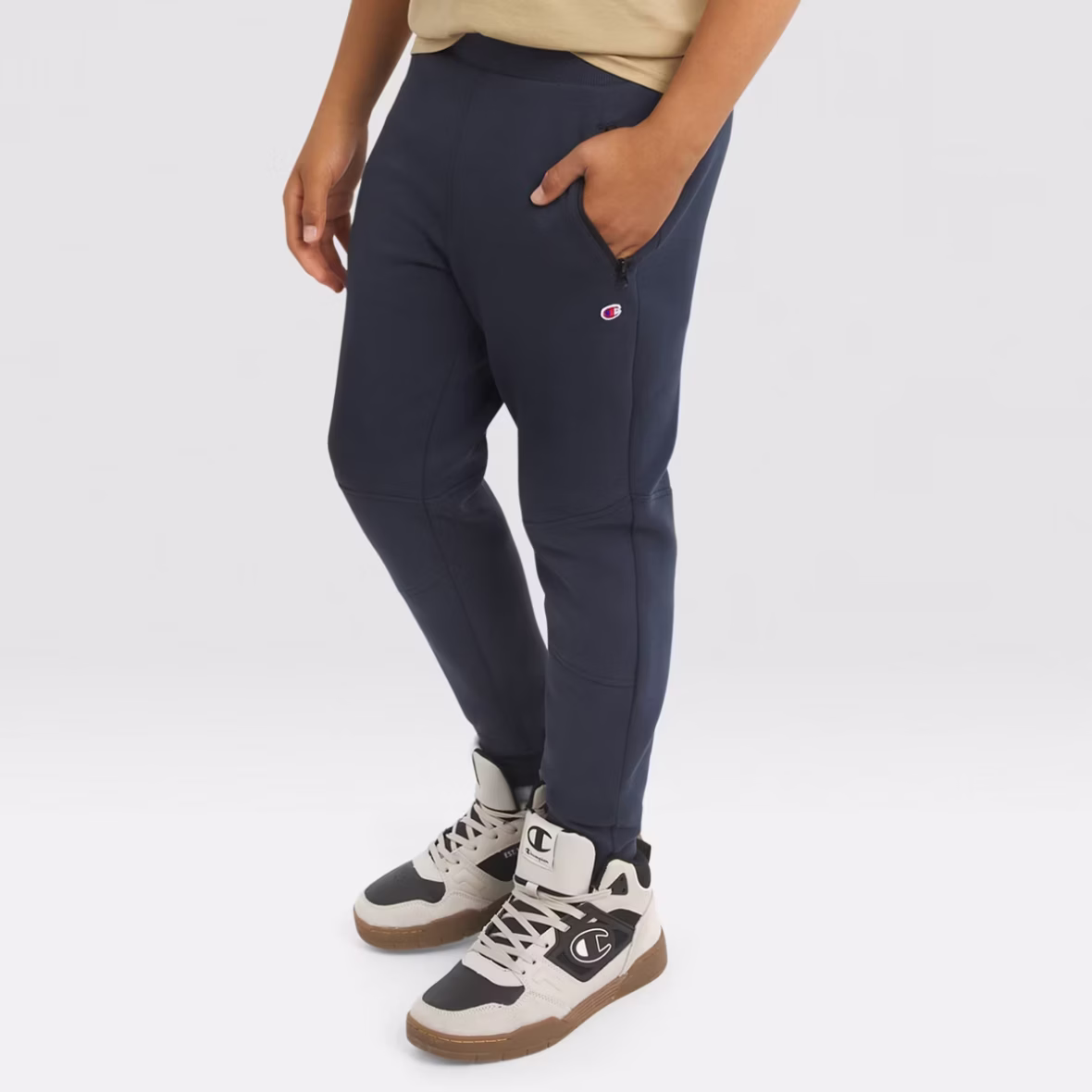 Champion Boys’ Double Knit Jogger Pants – Navy
