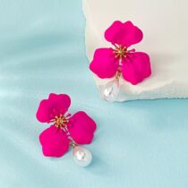 Fushia Pink Earring