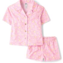 TCP Girls Daisy Button Down Short Pajamas