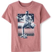 Children's Place Boys soccer player graphic tee