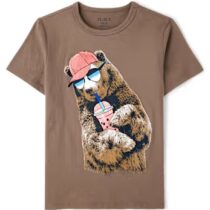 TCP Boys brown Bear graphic tee